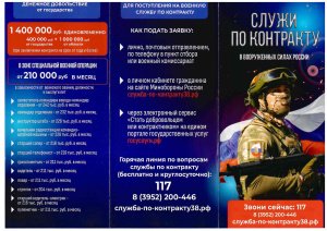 В Иркутской области участники спецоперации, заключившие контракт с минобороны РФ, получат единовременные денежные выплаты в размере 1,4 млн рублей. Из них 1 млн рублей – региональная выплата, 400 тыс. рублей – из федерального бюджета. 